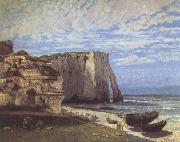 Gustave Courbet The Cliff at Etretat after the Storm oil painting artist